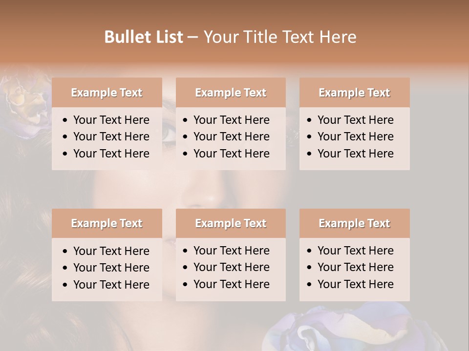 Woman One Person PowerPoint Template