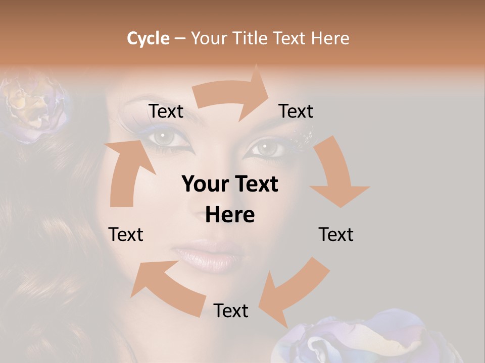 Woman One Person PowerPoint Template