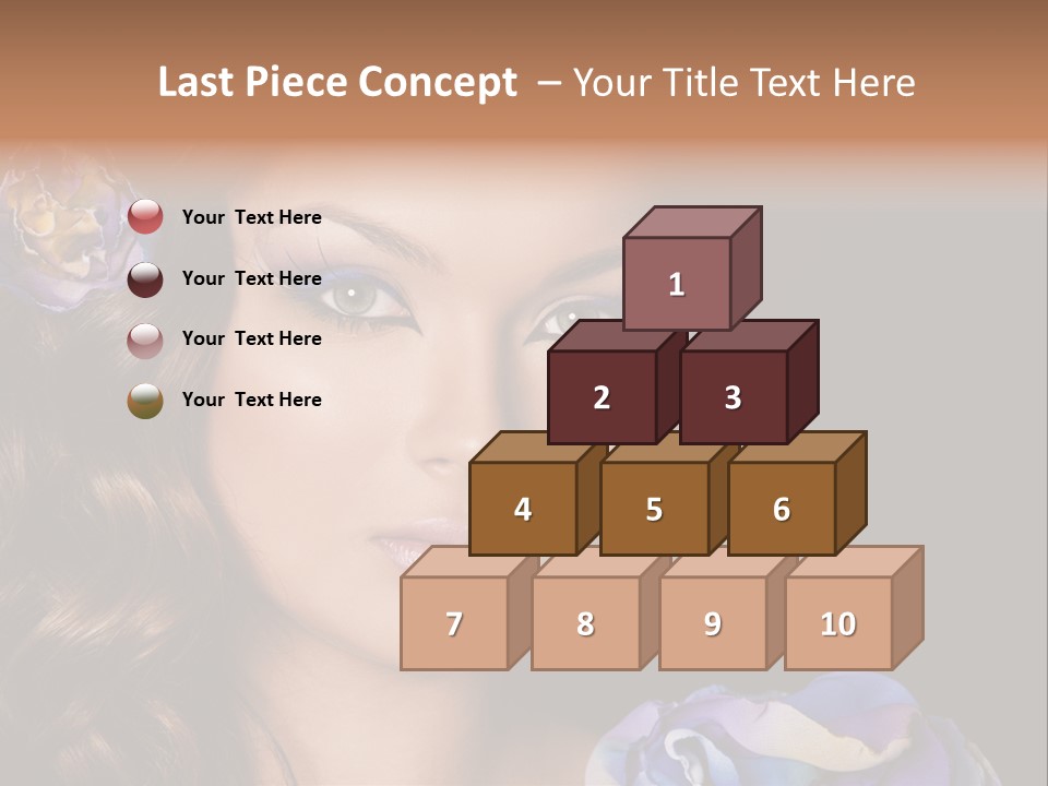 Woman One Person PowerPoint Template