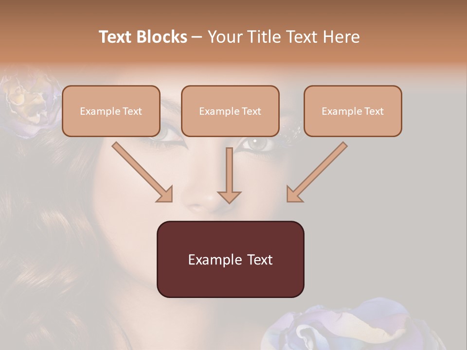 Woman One Person PowerPoint Template