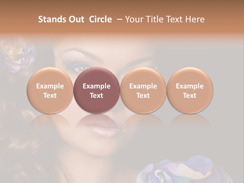 Woman One Person PowerPoint Template