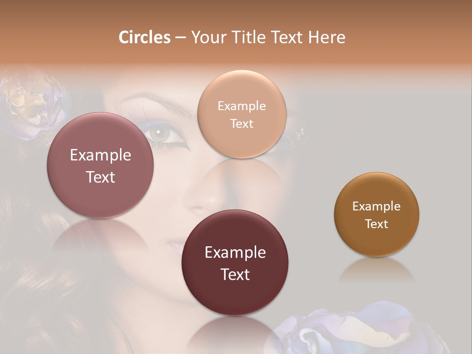 Woman One Person PowerPoint Template