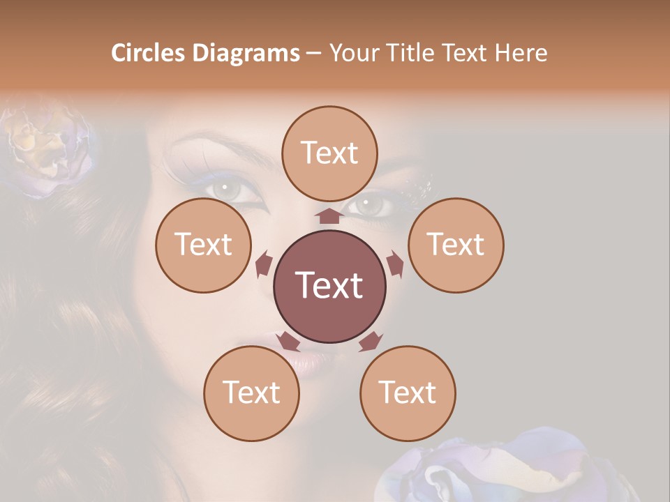 Woman One Person PowerPoint Template