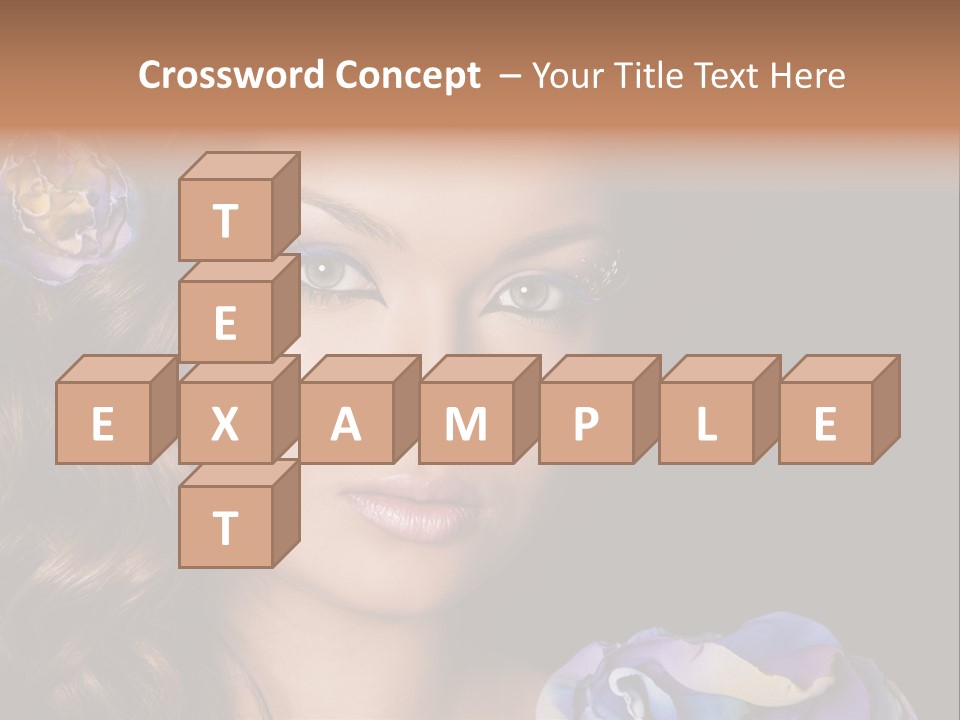 Woman One Person PowerPoint Template