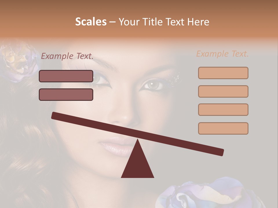 Woman One Person PowerPoint Template