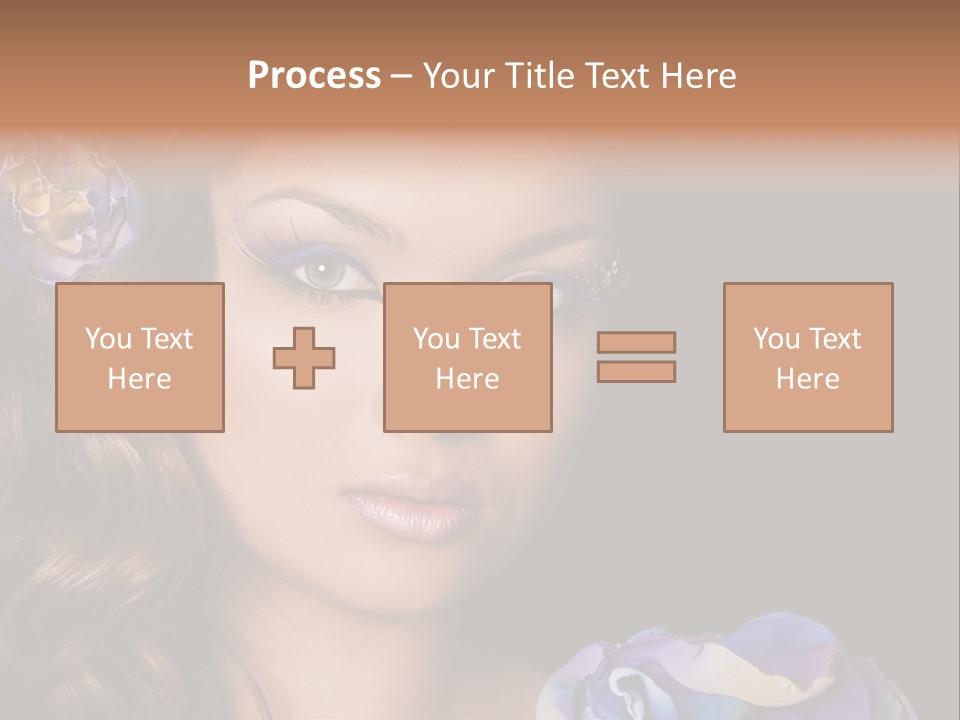 Woman One Person PowerPoint Template
