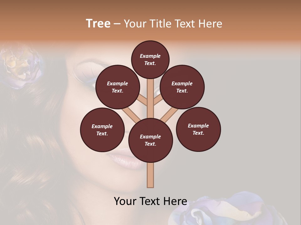 Woman One Person PowerPoint Template