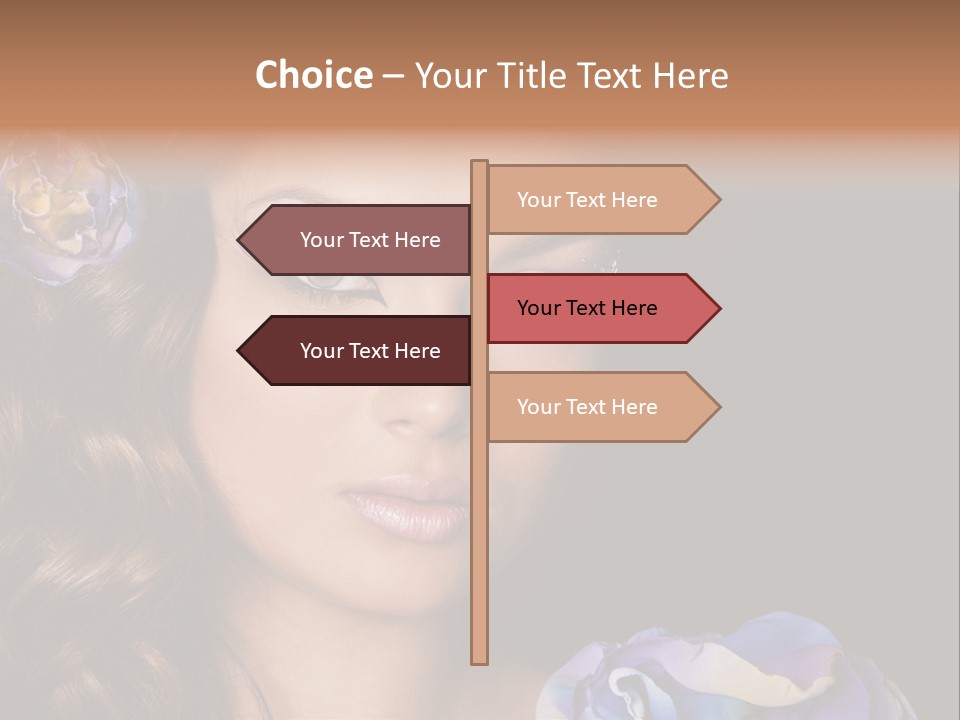 Woman One Person PowerPoint Template