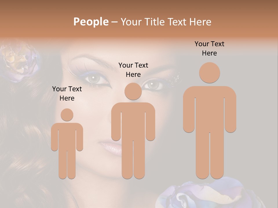 Woman One Person PowerPoint Template