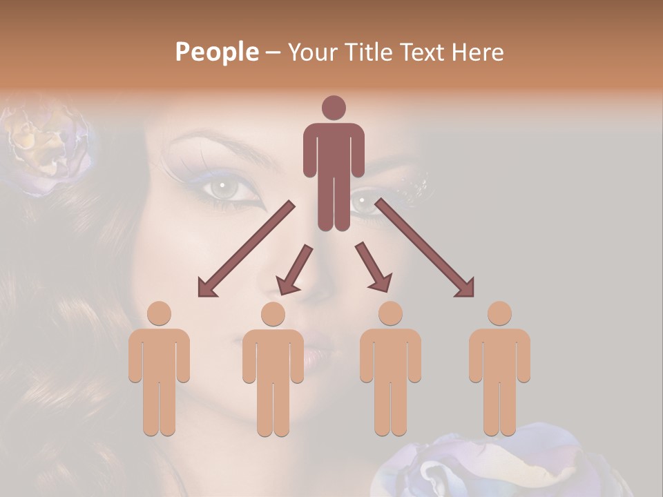Woman One Person PowerPoint Template