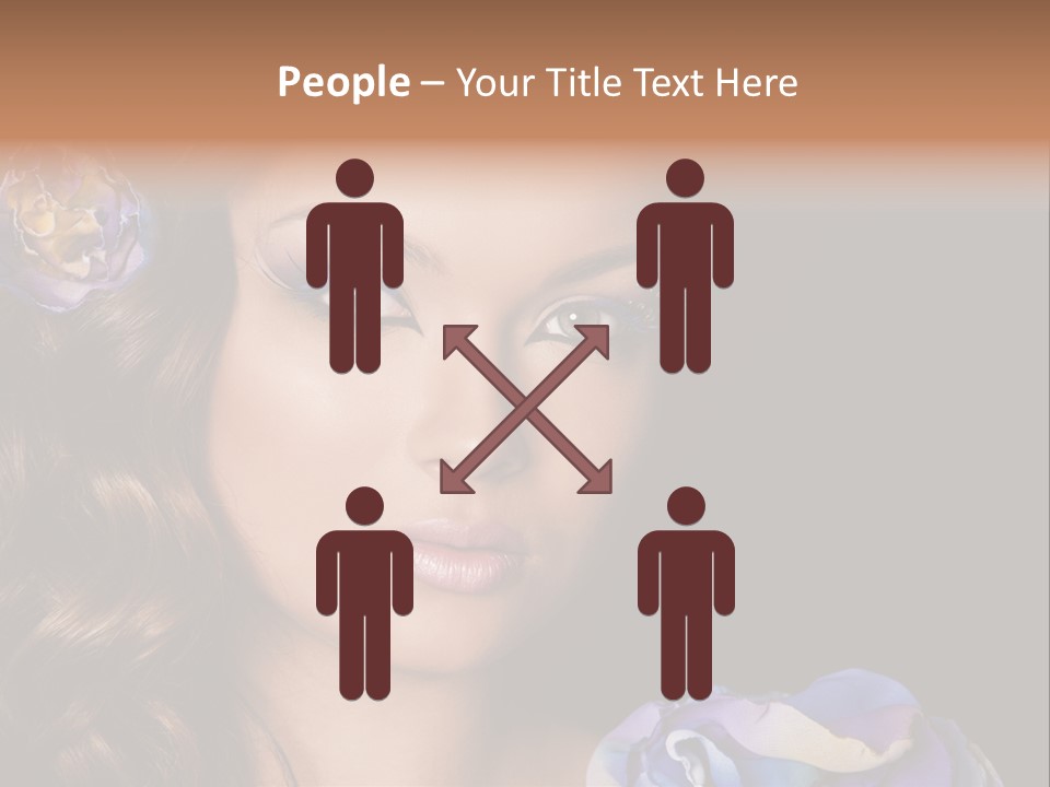 Woman One Person PowerPoint Template