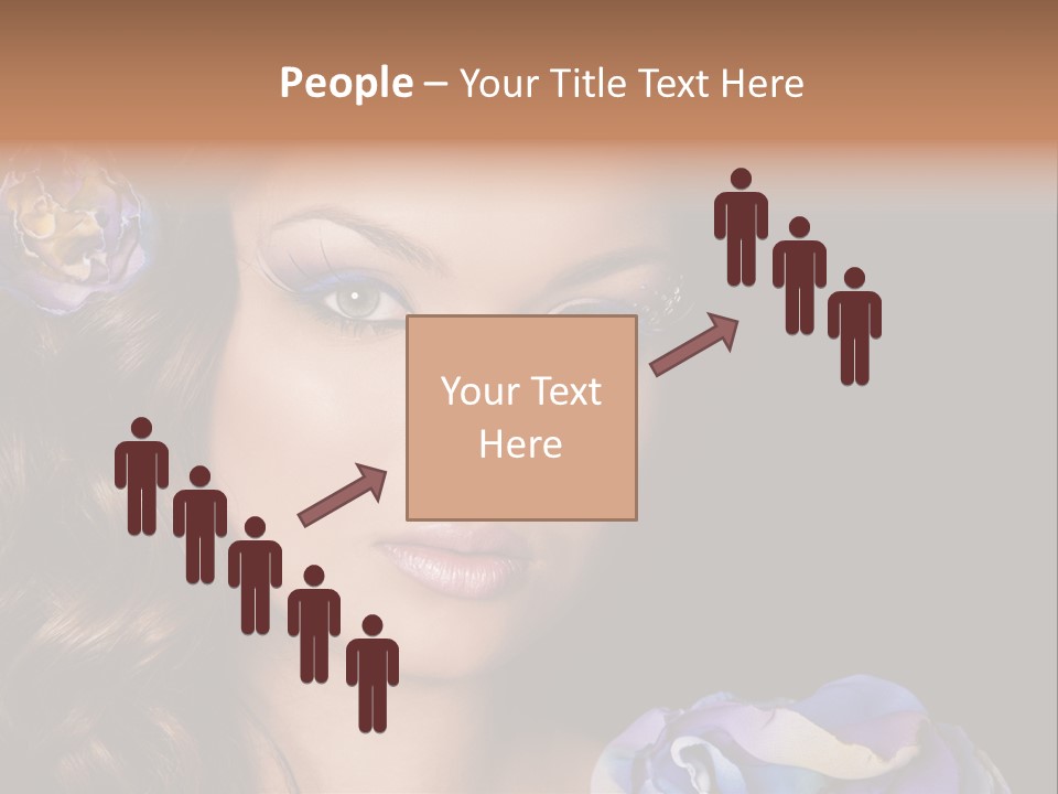 Woman One Person PowerPoint Template