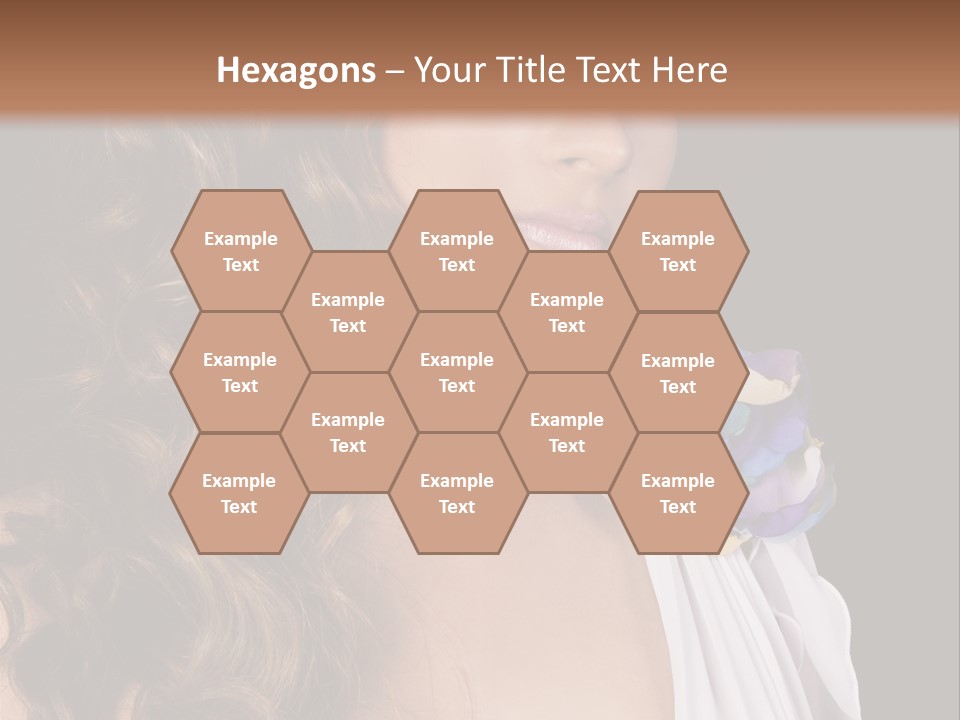 Sexy White Background Young PowerPoint Template