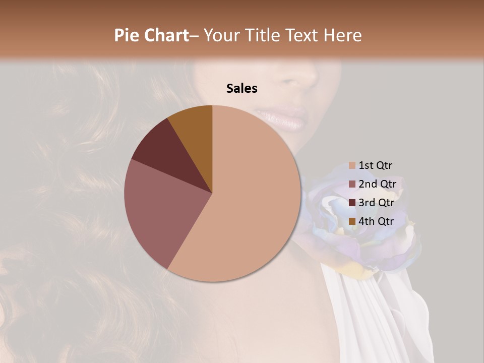 Sexy White Background Young PowerPoint Template