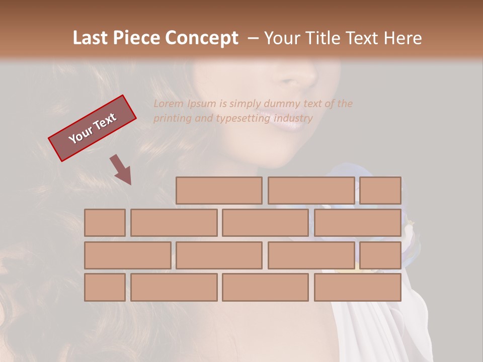 Sexy White Background Young PowerPoint Template