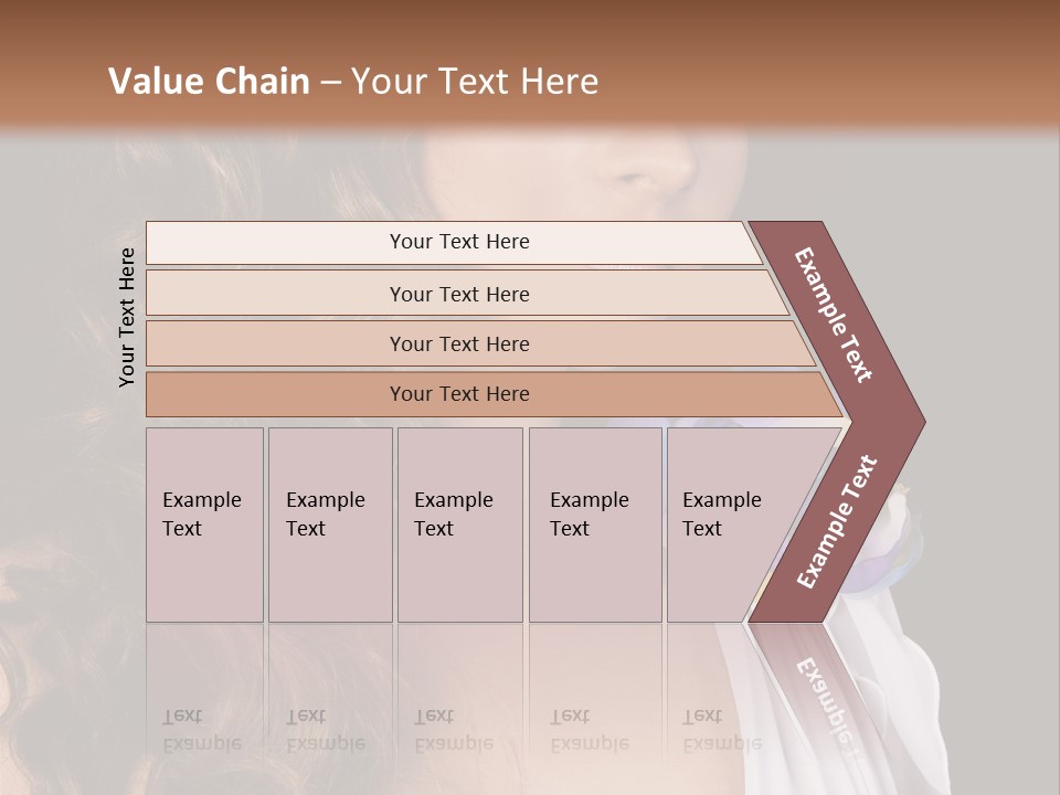 Sexy White Background Young PowerPoint Template