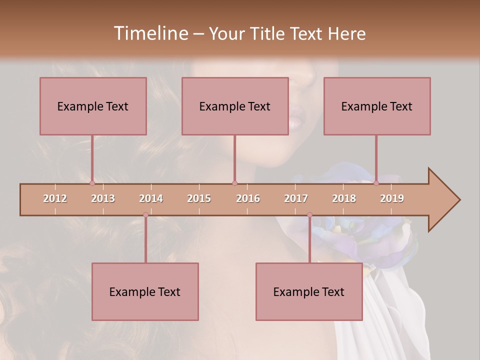 Sexy White Background Young PowerPoint Template