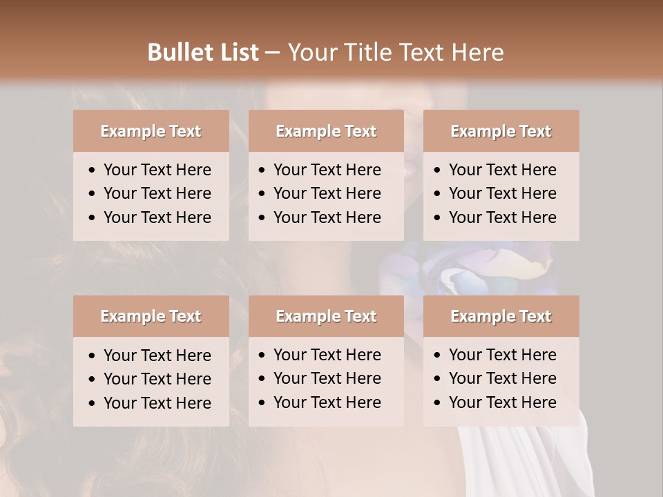 Sexy White Background Young PowerPoint Template