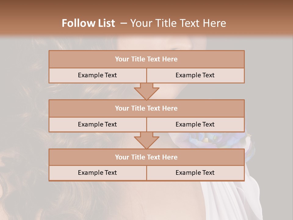 Sexy White Background Young PowerPoint Template