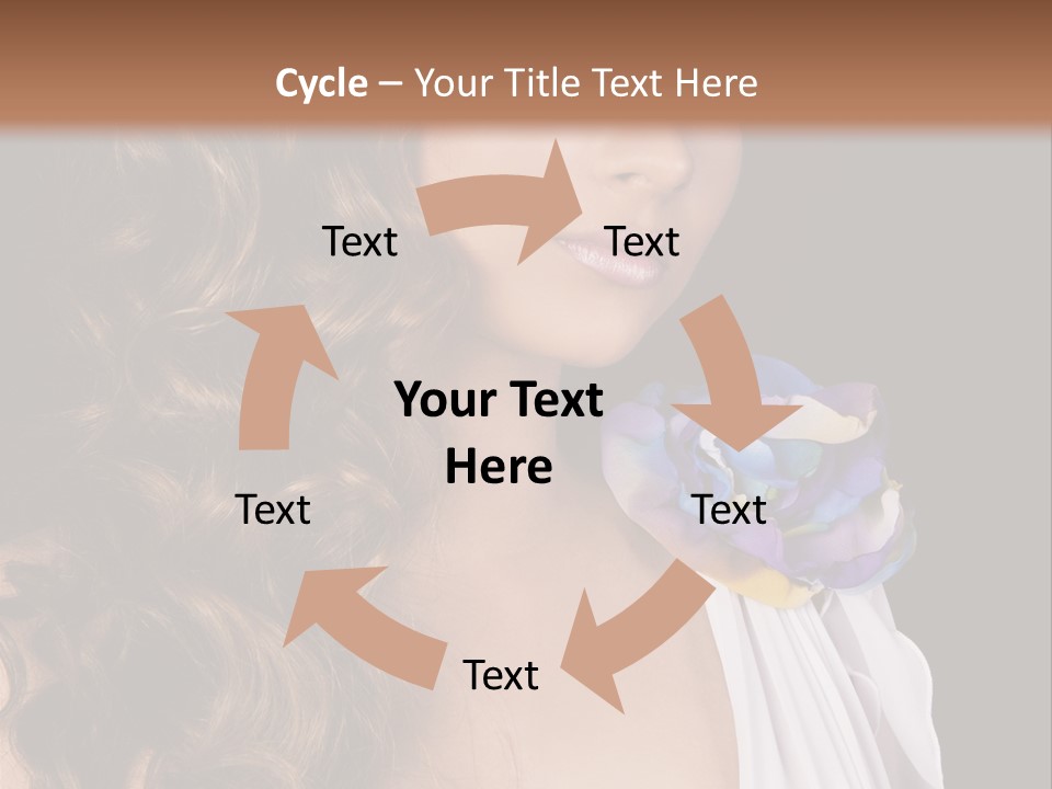 Sexy White Background Young PowerPoint Template