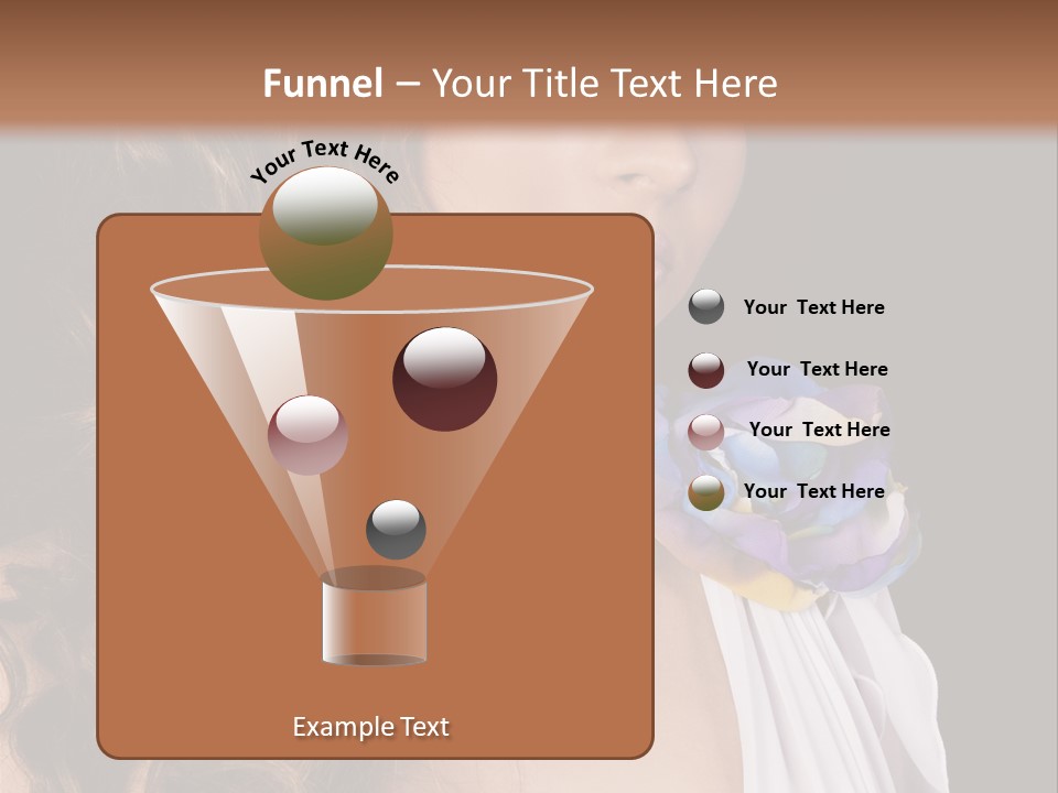 Sexy White Background Young PowerPoint Template