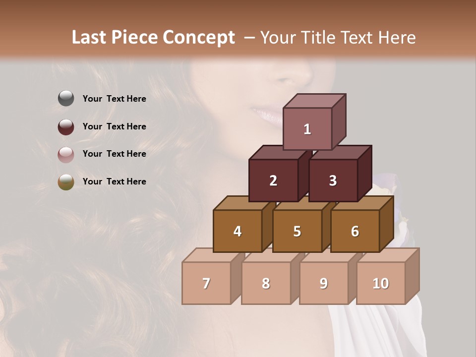 Sexy White Background Young PowerPoint Template