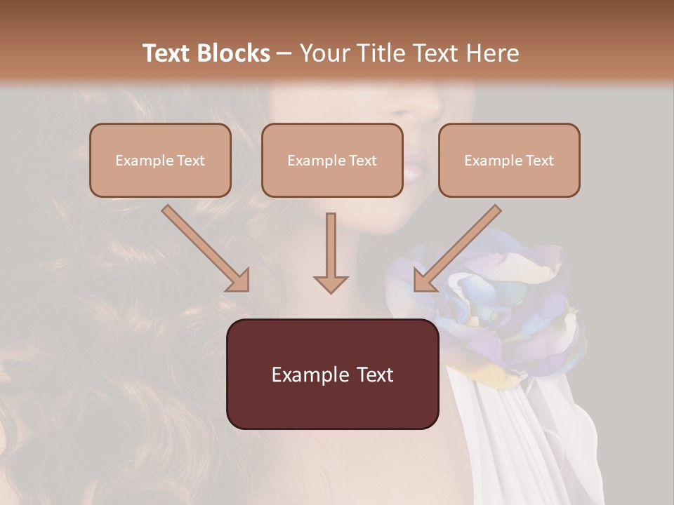 Sexy White Background Young PowerPoint Template