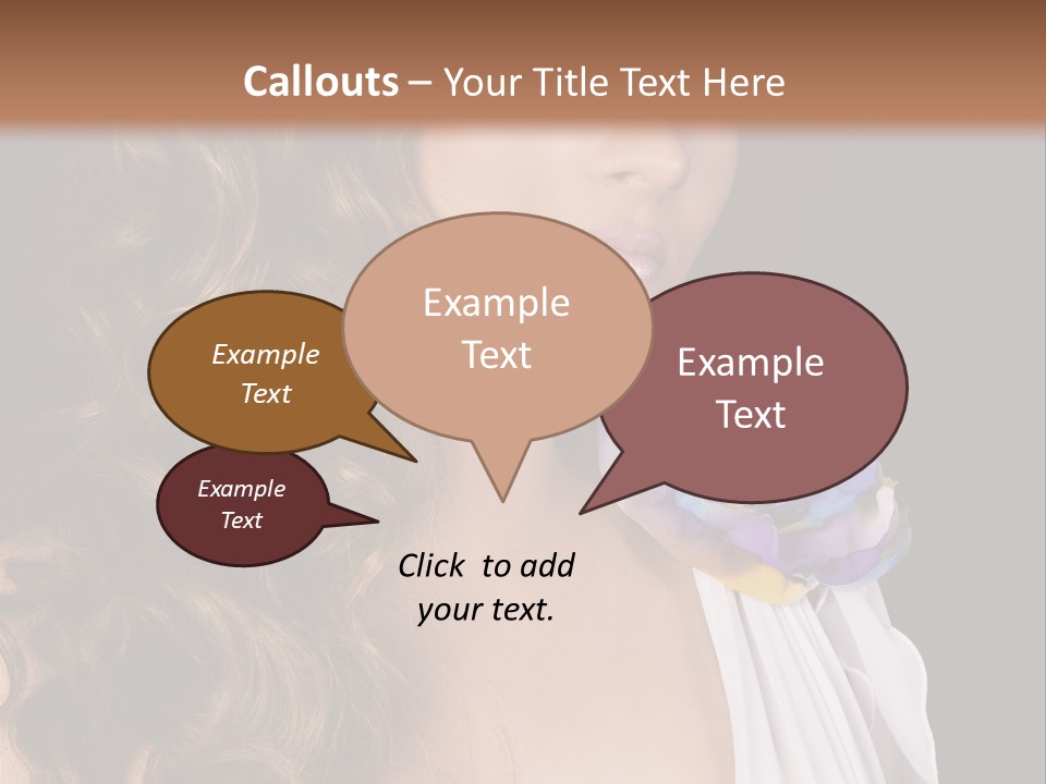 Sexy White Background Young PowerPoint Template