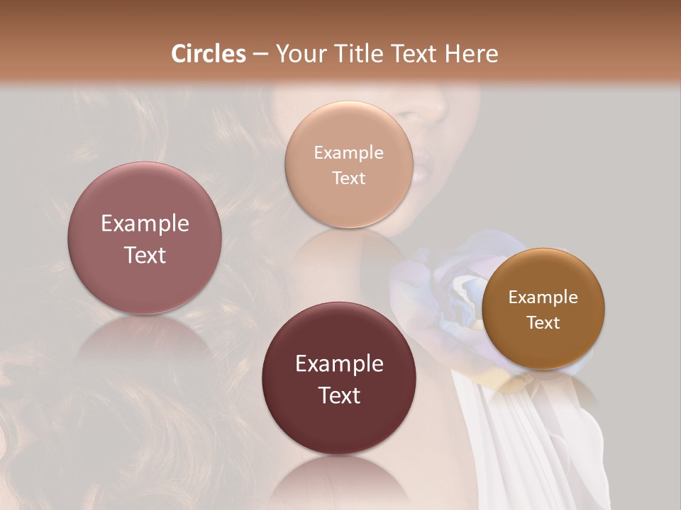 Sexy White Background Young PowerPoint Template