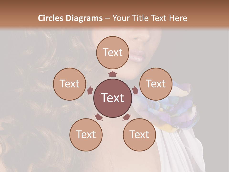 Sexy White Background Young PowerPoint Template