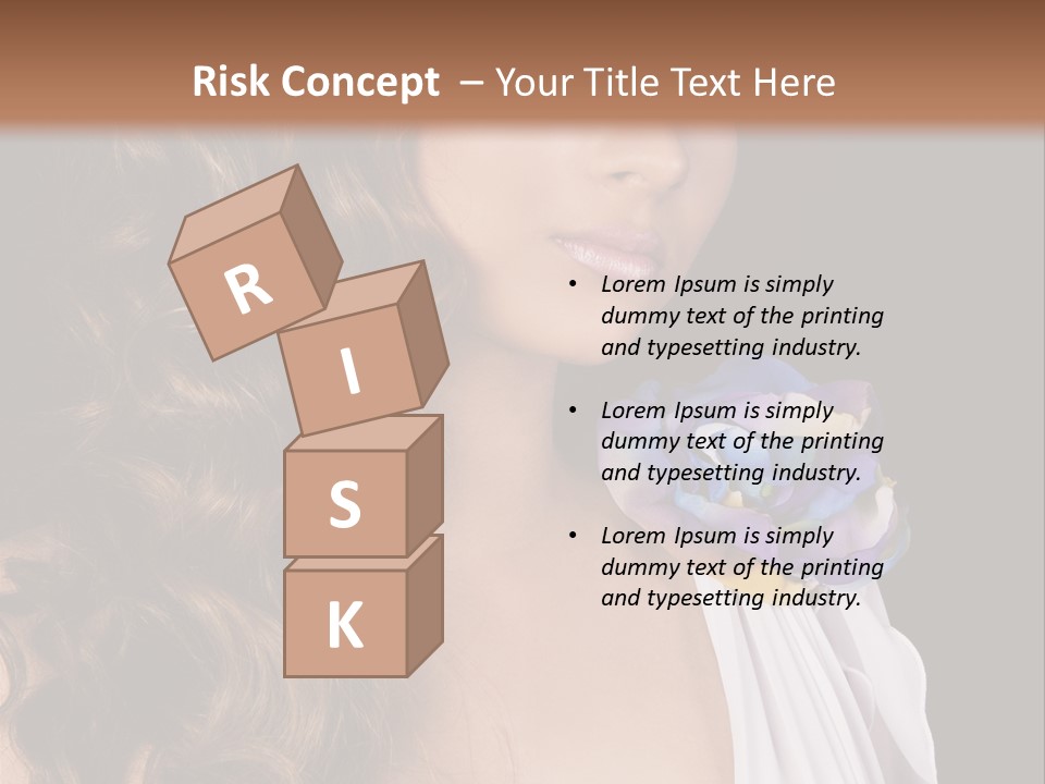 Sexy White Background Young PowerPoint Template