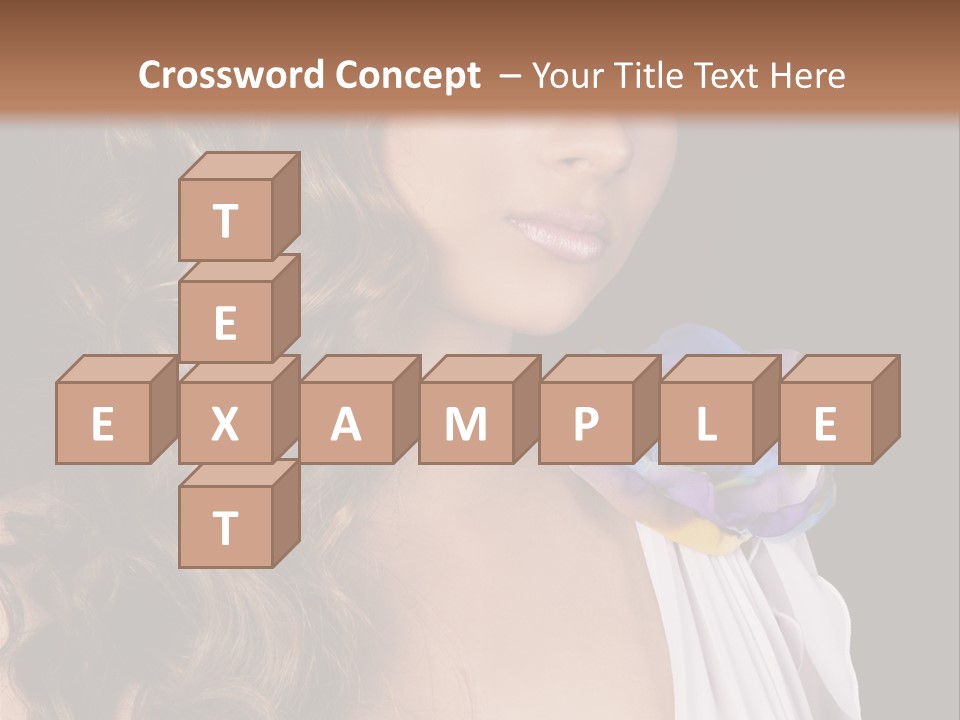 Sexy White Background Young PowerPoint Template