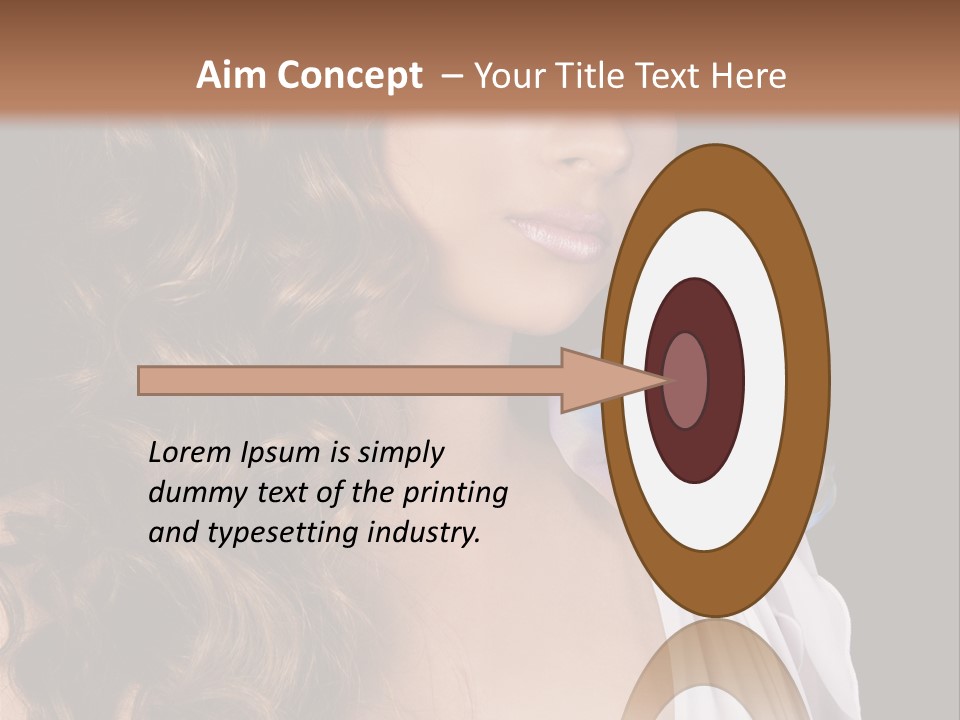 Sexy White Background Young PowerPoint Template