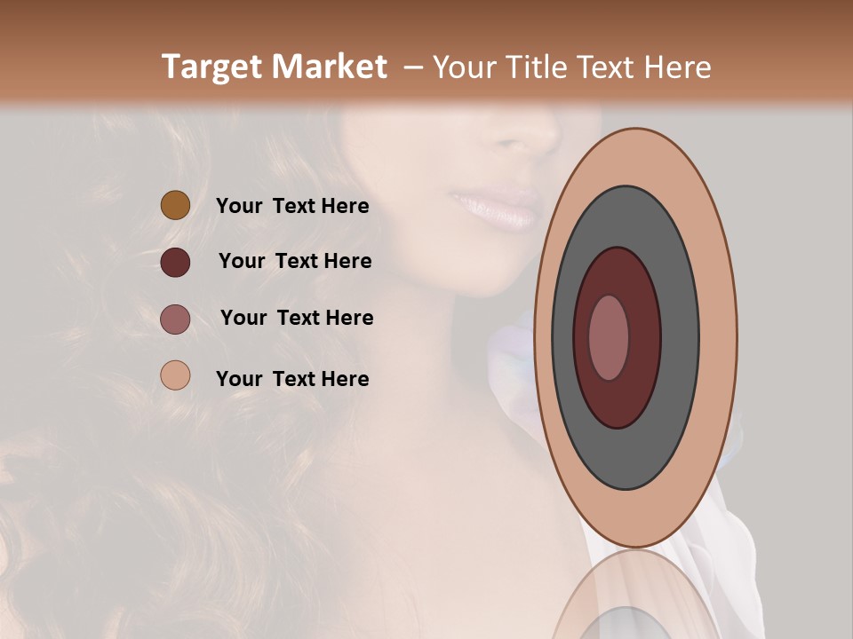 Sexy White Background Young PowerPoint Template