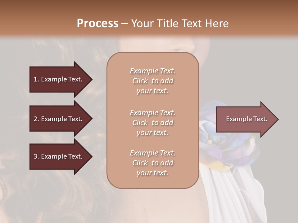 Sexy White Background Young PowerPoint Template