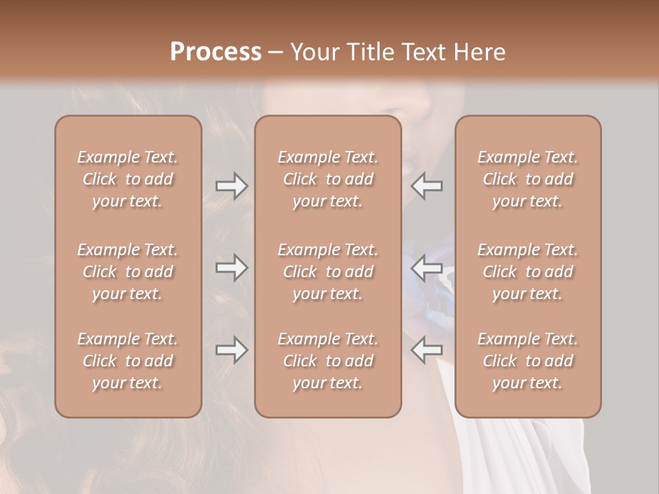 Sexy White Background Young PowerPoint Template
