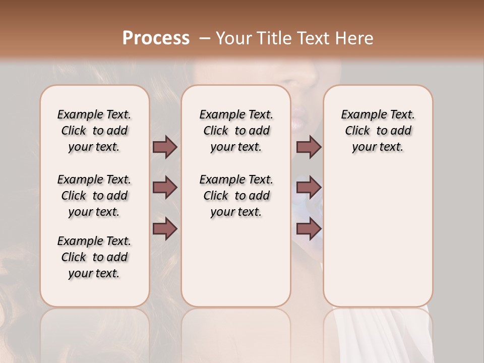 Sexy White Background Young PowerPoint Template