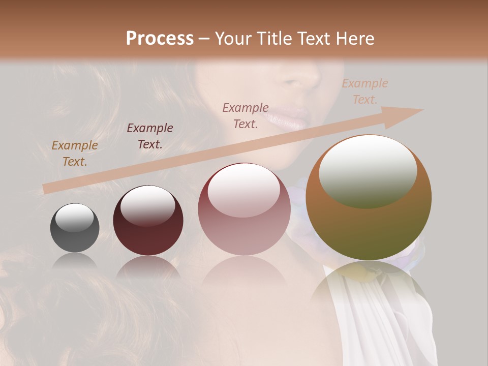 Sexy White Background Young PowerPoint Template