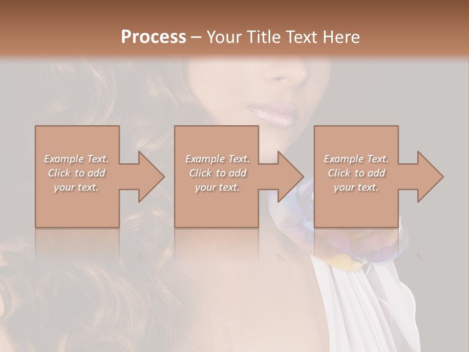 Sexy White Background Young PowerPoint Template