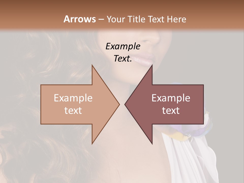 Sexy White Background Young PowerPoint Template