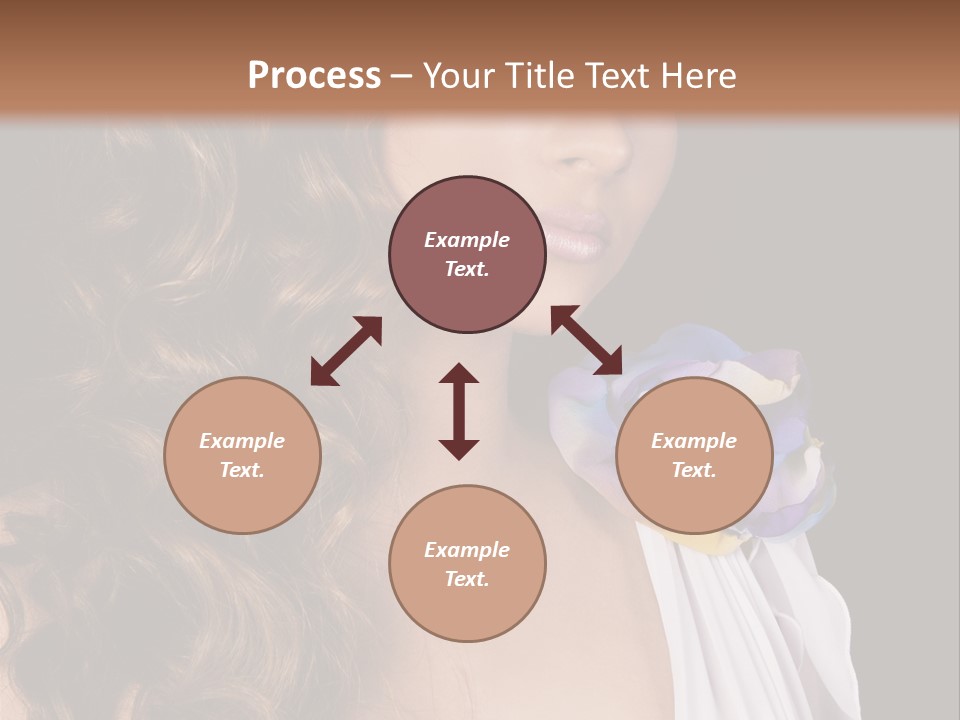 Sexy White Background Young PowerPoint Template