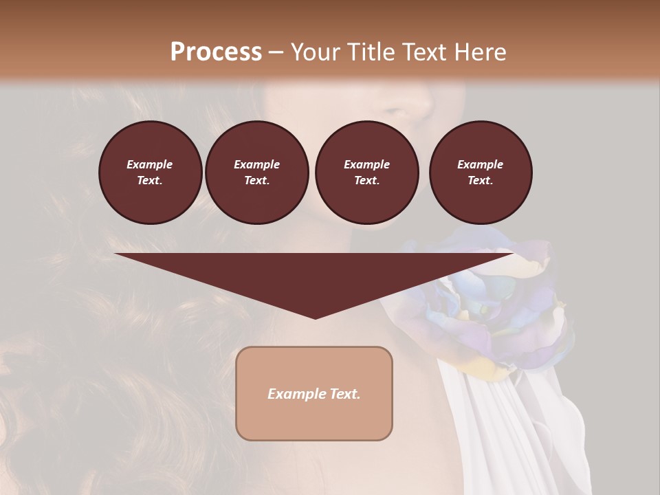 Sexy White Background Young PowerPoint Template