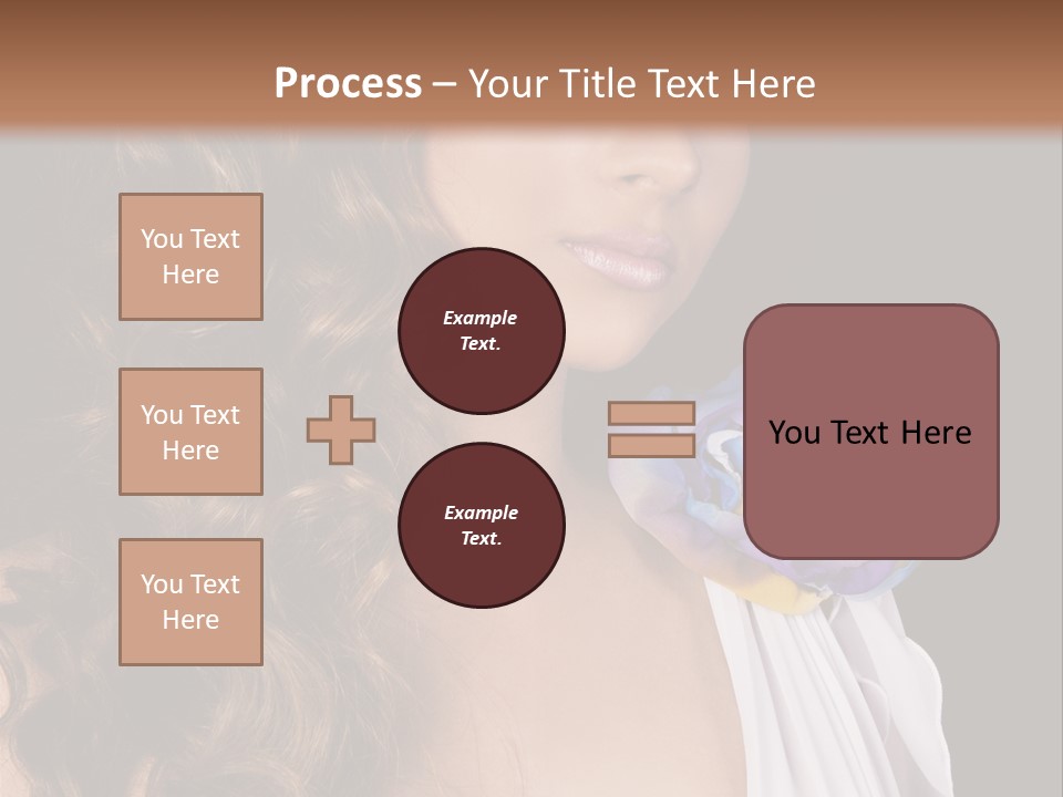 Sexy White Background Young PowerPoint Template