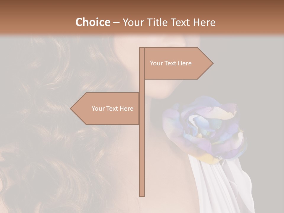 Sexy White Background Young PowerPoint Template