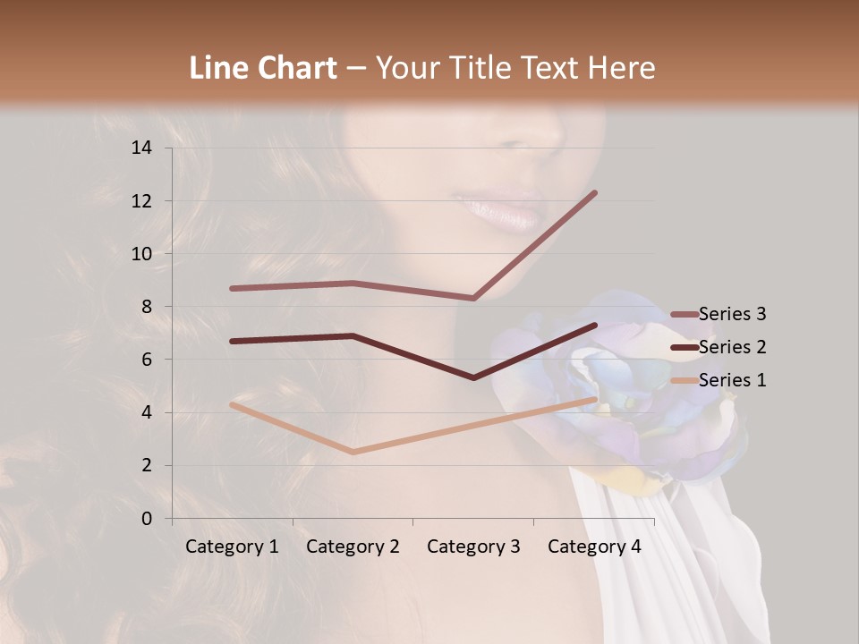 Sexy White Background Young PowerPoint Template
