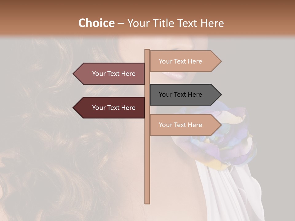 Sexy White Background Young PowerPoint Template