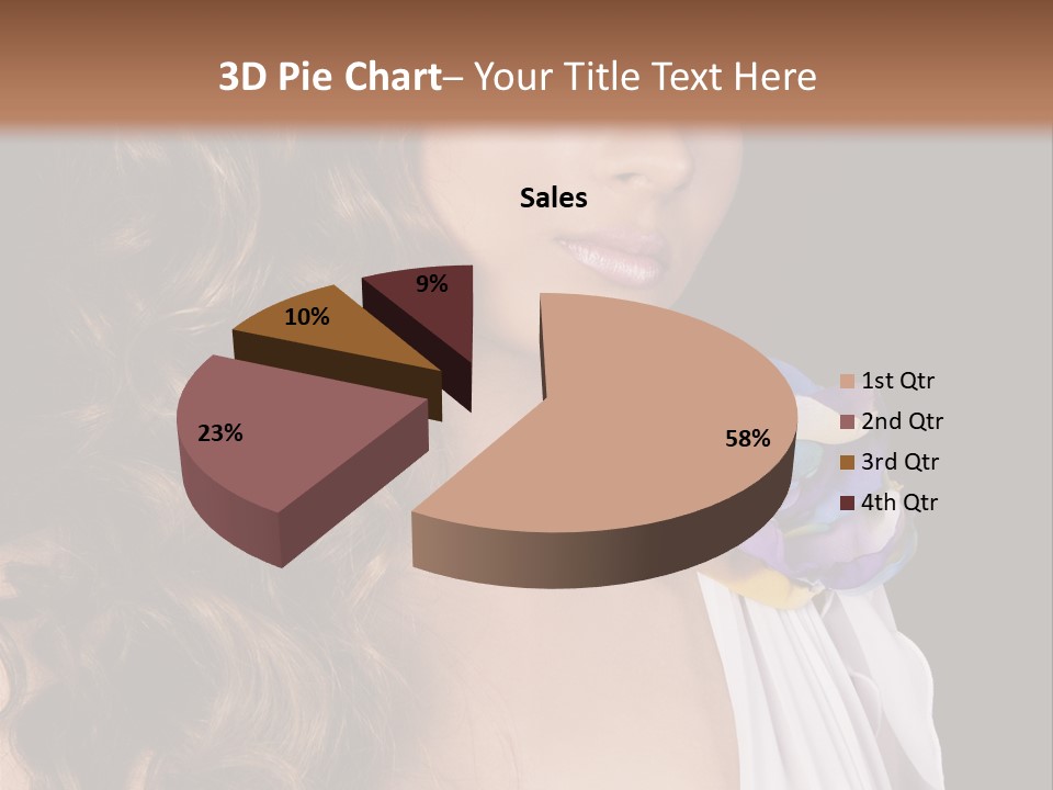 Sexy White Background Young PowerPoint Template
