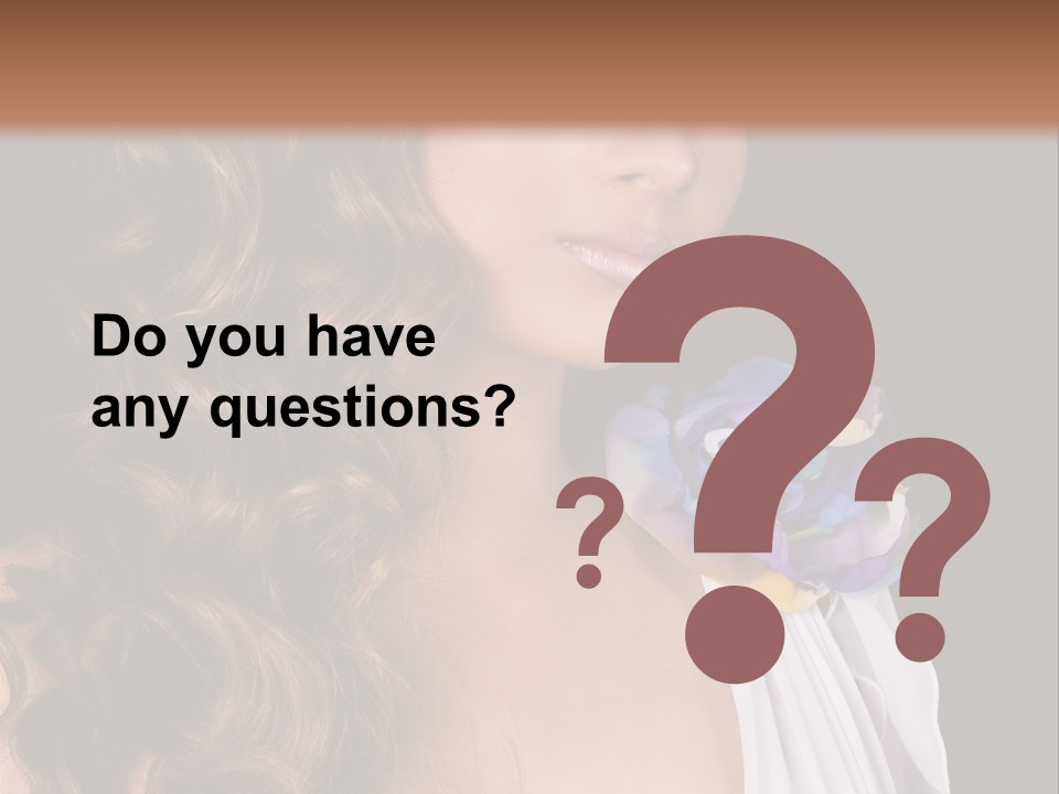 Sexy White Background Young PowerPoint Template