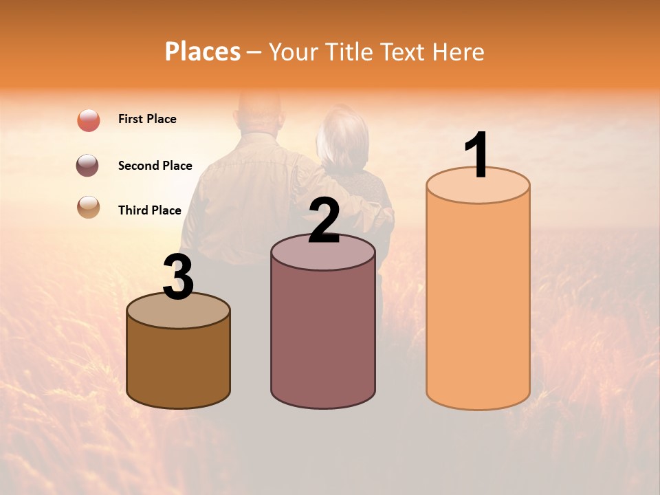 Romantic Sun Sunset PowerPoint Template