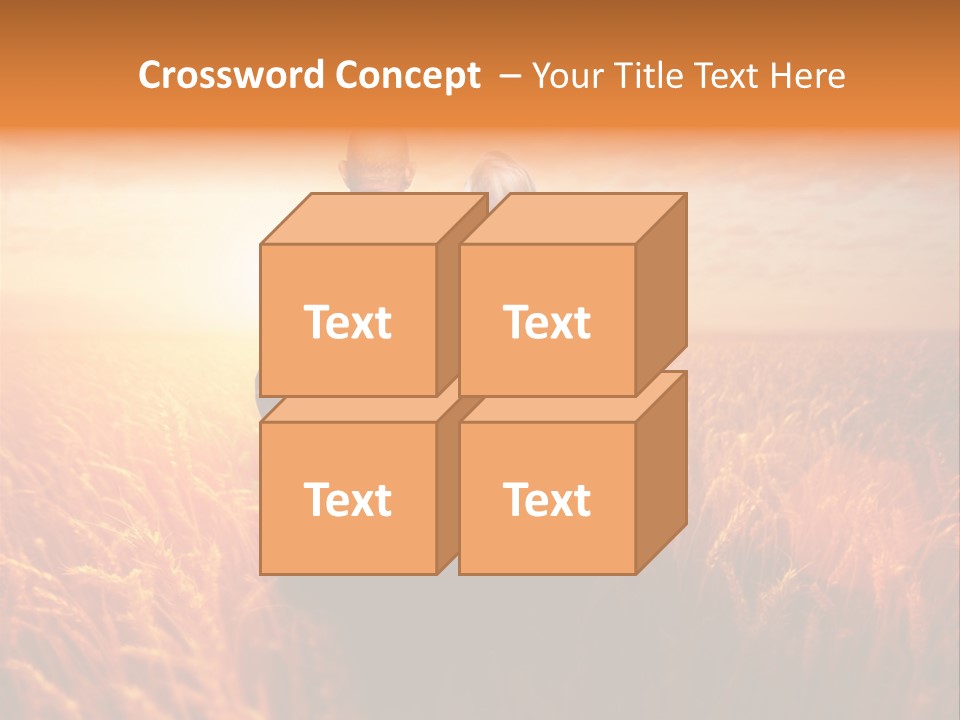 Romantic Sun Sunset PowerPoint Template